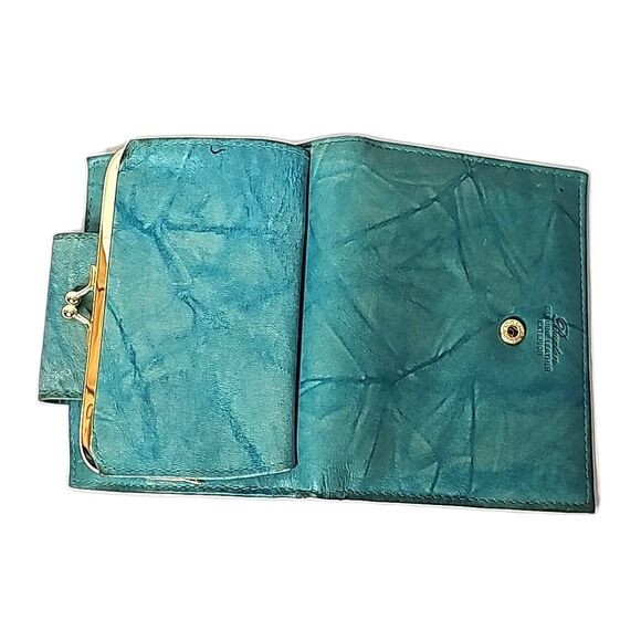 Wallet by Buxton Blue Leather - Picture 5 of 6